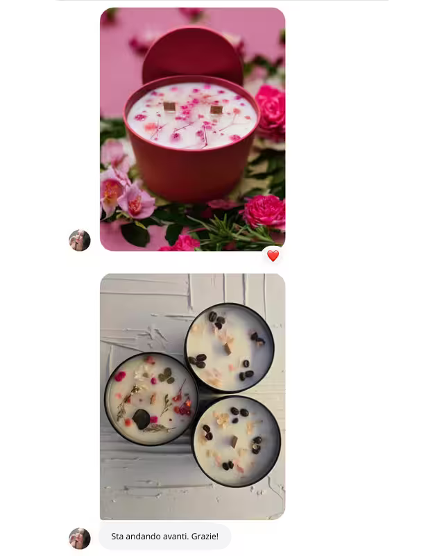 Candele decorative colorate per mercatini